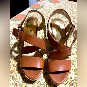 Michael Kors wedge sandals, size 5.5